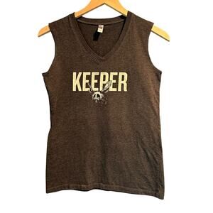 Jack Daniel's Size Med. Tennessee Honey Bee Keeper Crop V-Neck Tank Collectible